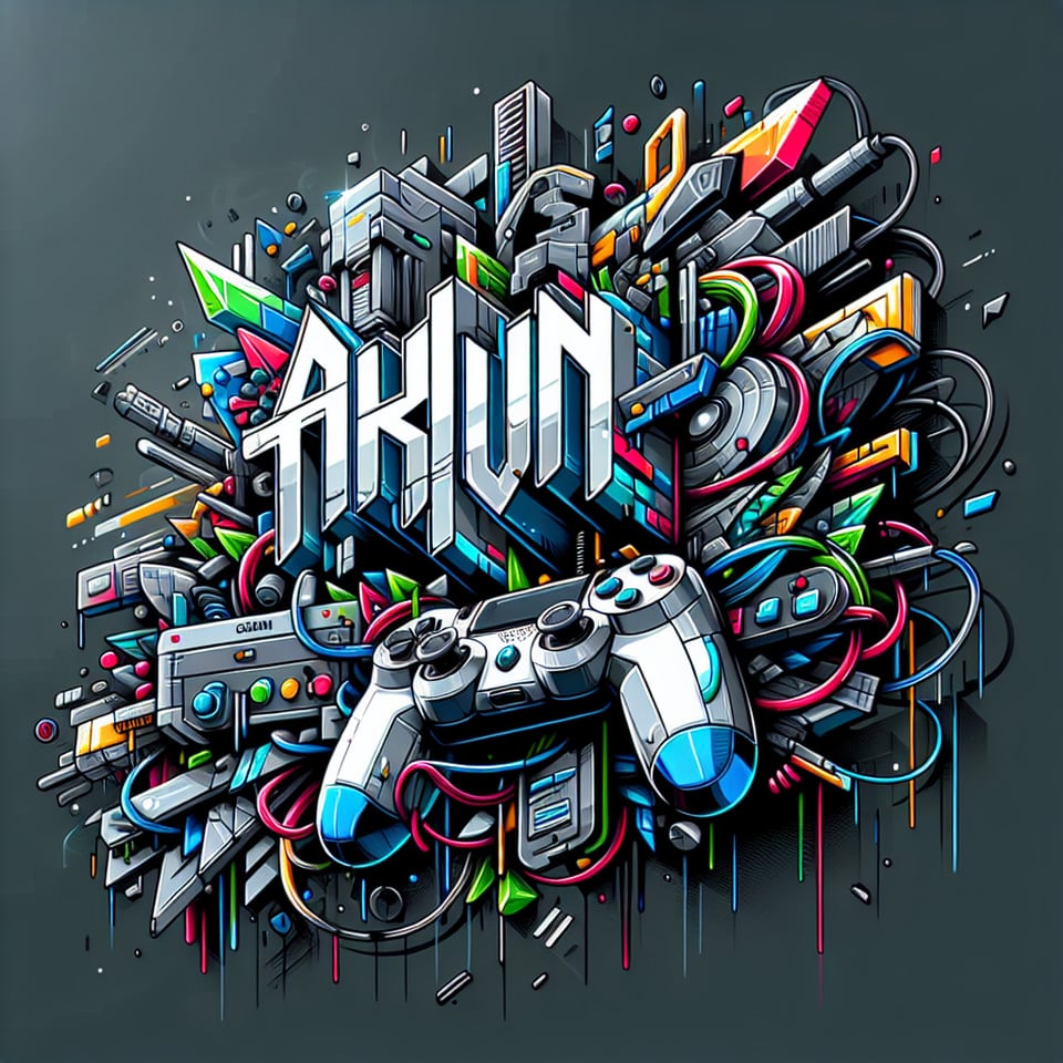 ARJUN GaminGillustrationgraffititypographycinematic3d render text effect image