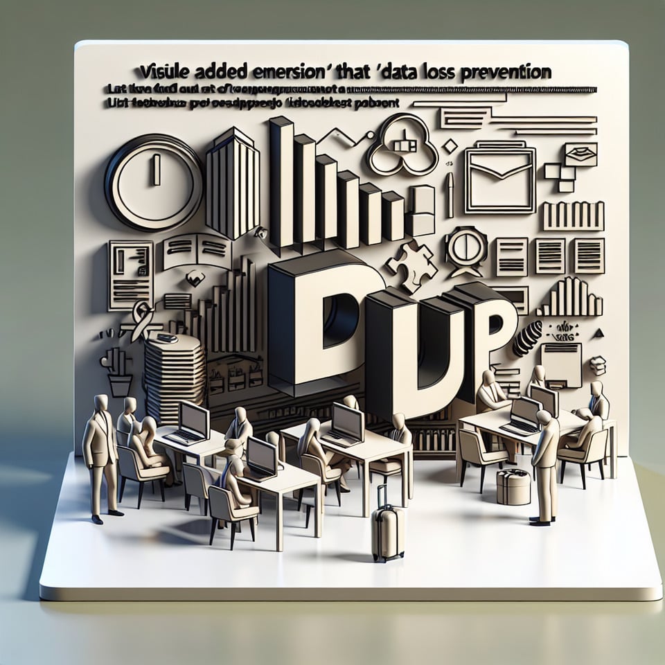 DLP  Data loss preventionnot data Loss Problem.typography3d render text effect image