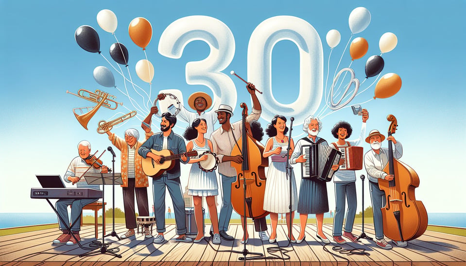 Grupo Fato 30 Anos text effect image