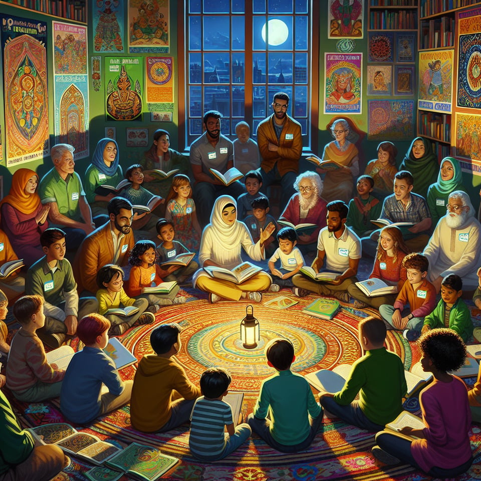  Creating an image prompt for the Ponvakku Scheme:,,Title: Ponvakku: Illuminating MindsPreserving Heritage,,Image Description:,The image captures the essence of the Ponvakku Schemehighlighting its role in promoting regional language literacy and preserving cultural heritage. Here's a detailed description:,,1. **Children Engaged in Reading**: The focal point of the image is a group of children engrossed in reading Ponvakku storybooks. They are sitting in a circle on a colorful rug or matwith books spread out in front of them.,,2. **Diverse Characters and Settings**: The Ponvakku storybooks feature vibrant illustrations depicting diverse characters and settings inspired by regional folkloremythsand traditions. Children are seen pointing at the pictures or discussing the stories with excitement.,,3. **Interactive Learning Environment**: Surrounding the children are educational materials and resources related to the Ponvakku Schemesuch as postersflashcardsand audiovisual aids. These resources enhance the interactive learning experience and reinforce key concepts from the stories.,,4. **Community Involvement**: In the backgroundadults and community members can be seen actively participating in the Ponvakku Scheme. Some are volunteering as storytellers or mentorswhile others are observing and supporting the children's learning journey.,,5. **Symbolic Elements**: To symbolize the Ponvakku Scheme's mission of illuminating minds and preserving heritagethe image may include symbolic elements such as a glowing lantern or a bookshelf filled with colorful Ponvakku books.,,6. **Joyful Atmosphere**: The atmosphere in the image is joyful and upliftingwith children smilinglaughingand fully immersed in the world of Ponvakku stories. The scene radiates positivity and enthusiasm for learning.,,7. **Cultural Context**: The setting of the image reflects the cultural context of the regionincorporating elements such as traditional clothingarchitectureand decor. This adds authenticity and depth to the portrayal of the Ponvakku Scheme's impact on local communities.,,Caption:,Illuminating mindsone story at a time! Discover the magic of Ponvakku Schemewhere children embrace the rich heritage of their region through captivating stories. #Ponvakku #CulturalHeritage #LiteracyForAllposter text effect image