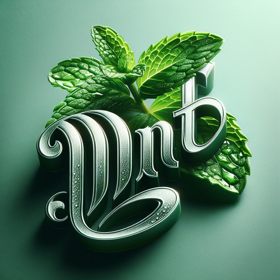 MINT IMAGE TO WRITE MINT text effect image