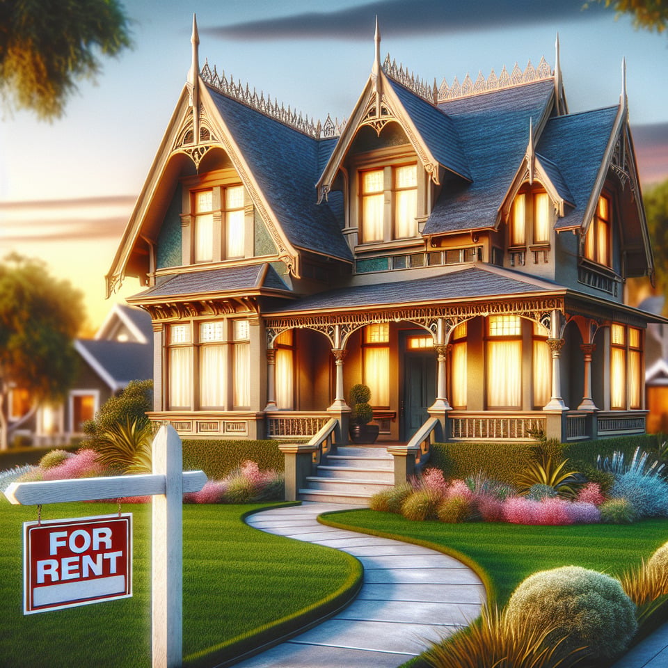 Ready to rent your dream home? text effect image