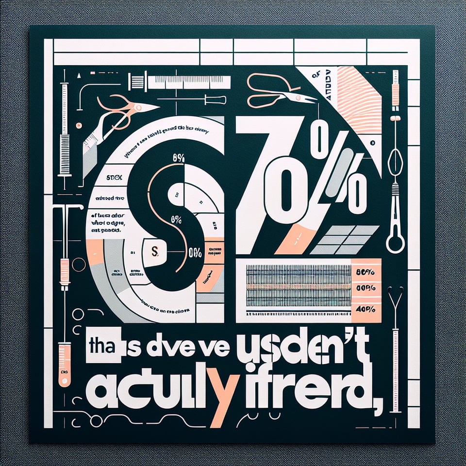 Over 60% of People Who Were Advised Surgery Didn't Need Onetypography text effect image