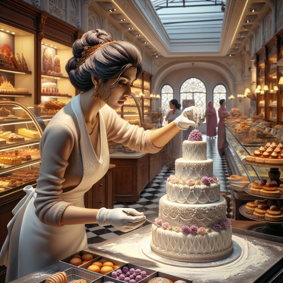 Cake Artist female desi text effect image