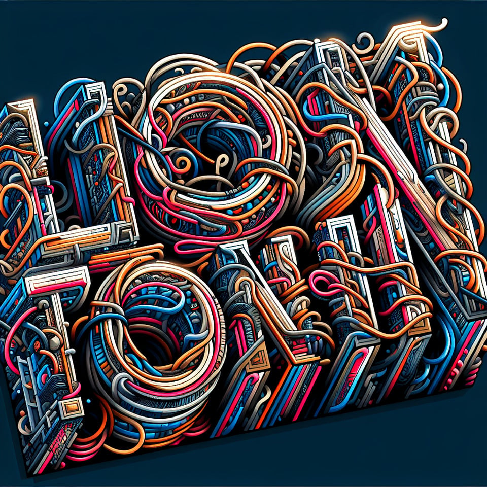 long tiamtypography text effect image