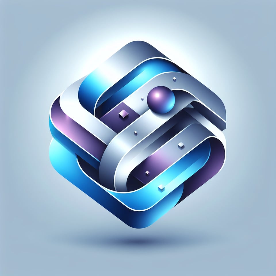 A logo design 3d text effect image