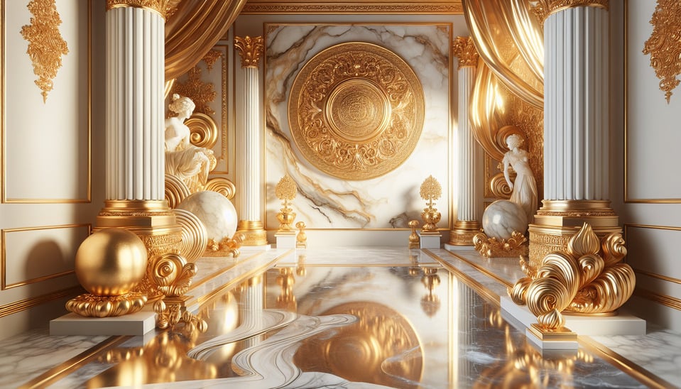-luxurious-marble-gold-with-white- text effect image