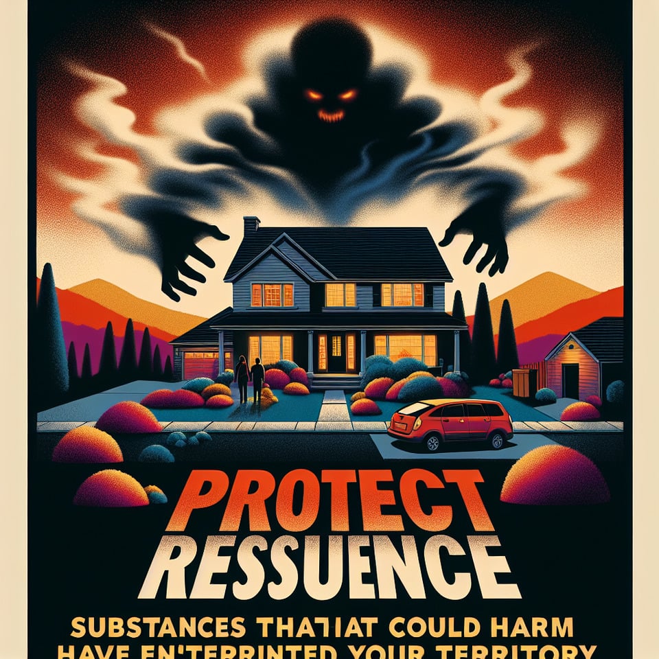 Protect your countrydrugs have entered your homeposter text effect image