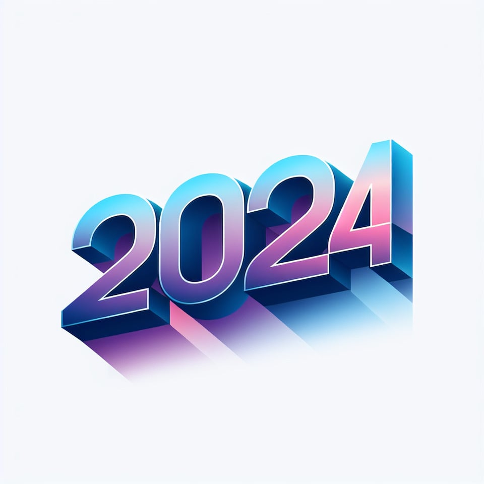 text 2024 blue purple gradient text effect on white background text effect image