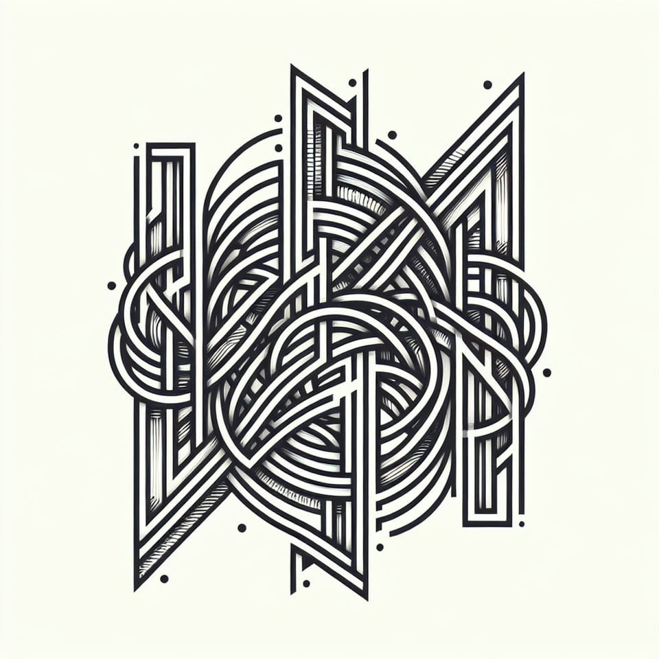 combined letter ams logo text effect image
