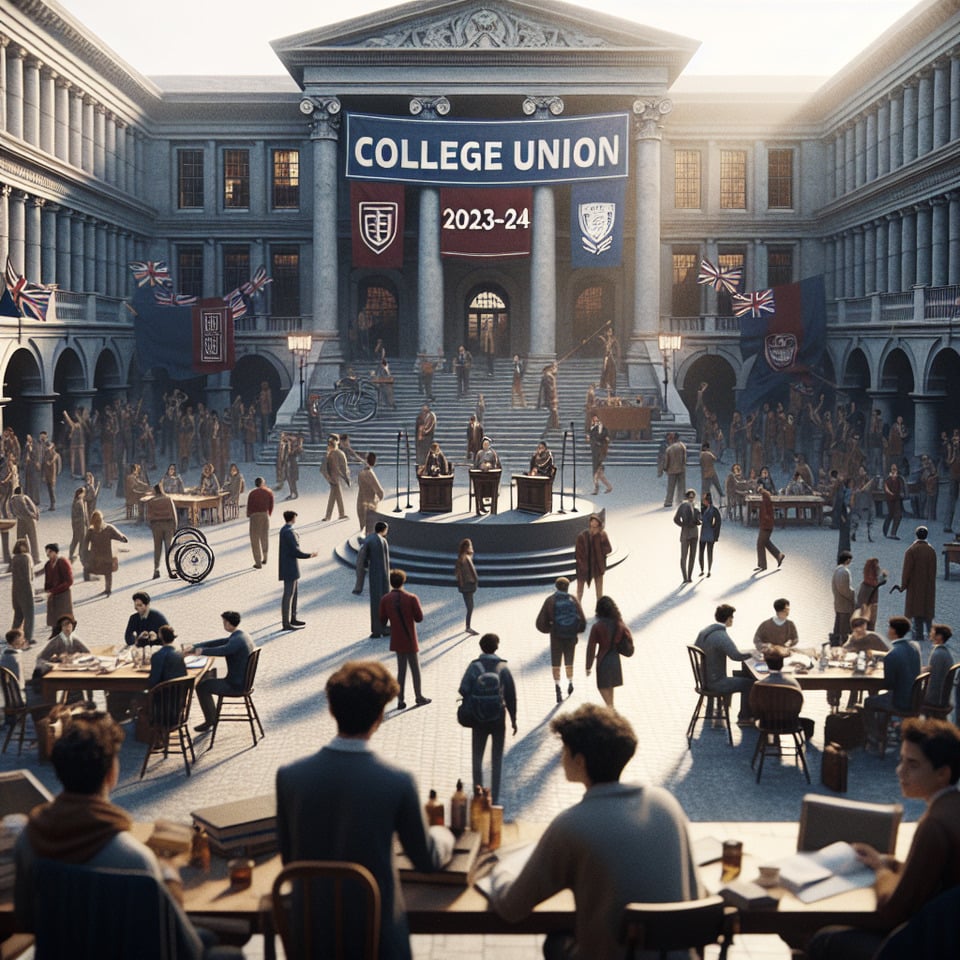 BISHOP MOORE COLLEGE UNION 2023-24cinematic text effect image