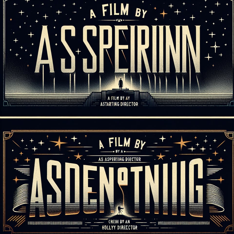 I want to make titles for my short film. there are three in total. the first one is A Prudhvi Raj Panga Filmcinematic text effect image