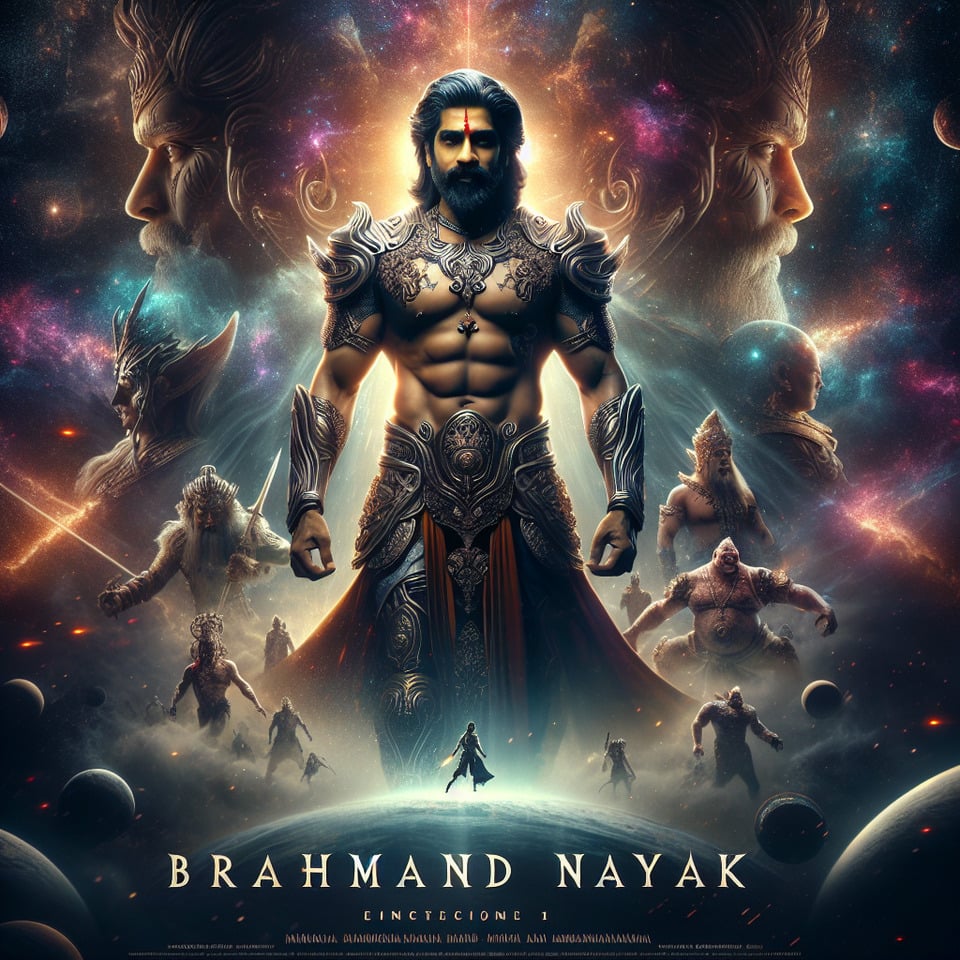 English text BRAHMAND NAYAK ,cinematicposterdark fantasy text effect image