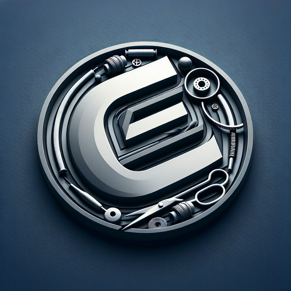 E tailor logo3d render text effect image