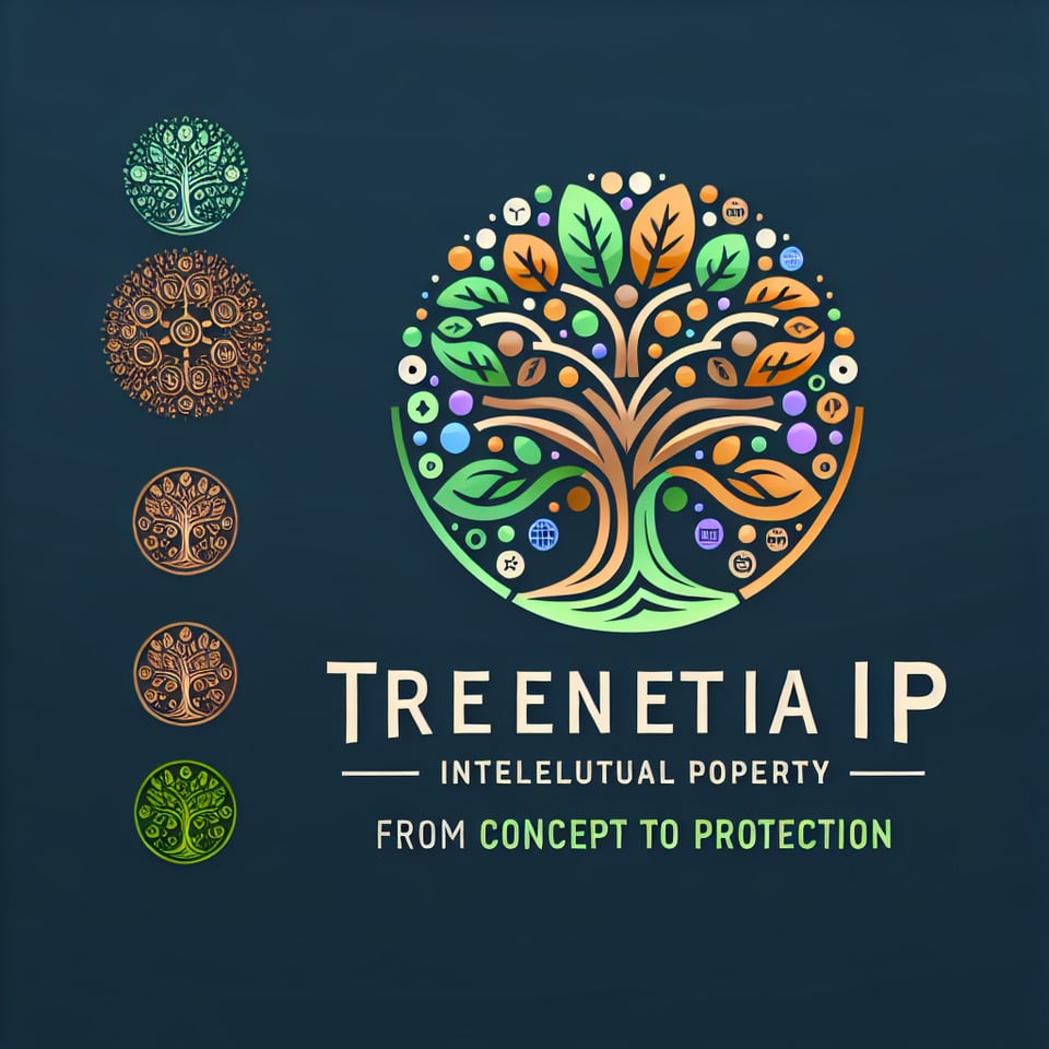 Logo Creation for Treenetra IP,,Project Overview:,Treenetra IPa pioneering intellectual property (IP) firmis seeking a captivating and symbolic logo to represent its brand identity. The logo should embody the essence of Treenetra IP's commitment to guiding concepts to protection and reflect its focus on intellectual property services.,,Key Elements to Include:,,Tree Symbolism: Incorporate a tree element into the logo design to signify growthstrengthand longevity. The tree should be visually appealing and easily recognizableserving as a central motif representing Treenetra IP.,Intellectual Property (IP) Representation: Integrate visual elements that symbolize intellectual propertysuch as abstract symbols representing patentstrademarkscopyrightsor innovative concepts. These elements should be subtly woven into the design to convey the firm's expertise in IP protection.,Slogan Inclusion: Feature the slogan From Concept to Protection in a clear and legible manner within the logo design. The typography should complement the overall aesthetics of the logo while emphasizing the firm's mission of safeguarding innovative ideas.,Professionalism and Modernity: Create a logo that exudes professionalism and modernityreflecting Treenetra IP's commitment to delivering cutting-edge intellectual property solutions in today's dynamic business landscape.,Color Scheme: Use a harmonious color palette that conveys trustcredibilityand innovation. Earthy tonesvibrant greensand muted blues can evoke a sense of growthreliabilityand legal expertise.,Guidelines and Considerations:,,The logo should be versatile and scalablesuitable for use across various marketing collateralincluding digital platformsprint materialsand merchandise.,Aim for a balanced composition and clear visual hierarchy to ensure the logo remains memorable and impactful.,Avoid overly complex designs or intricate details that may detract from the logo's readability and versatility.,Strive for originality and creativitycapturing the unique essence of Treenetra IP's brand identity while adhering to the design brief and specifications outlined above. text effect image