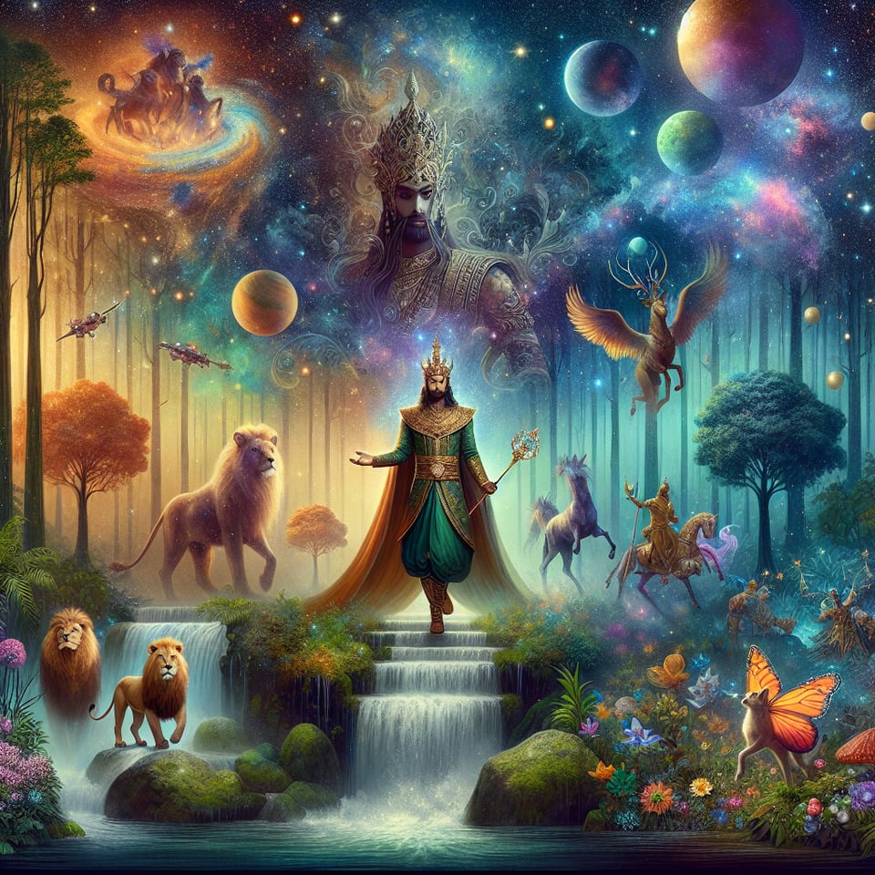 Fantasy with Samrat text effect image