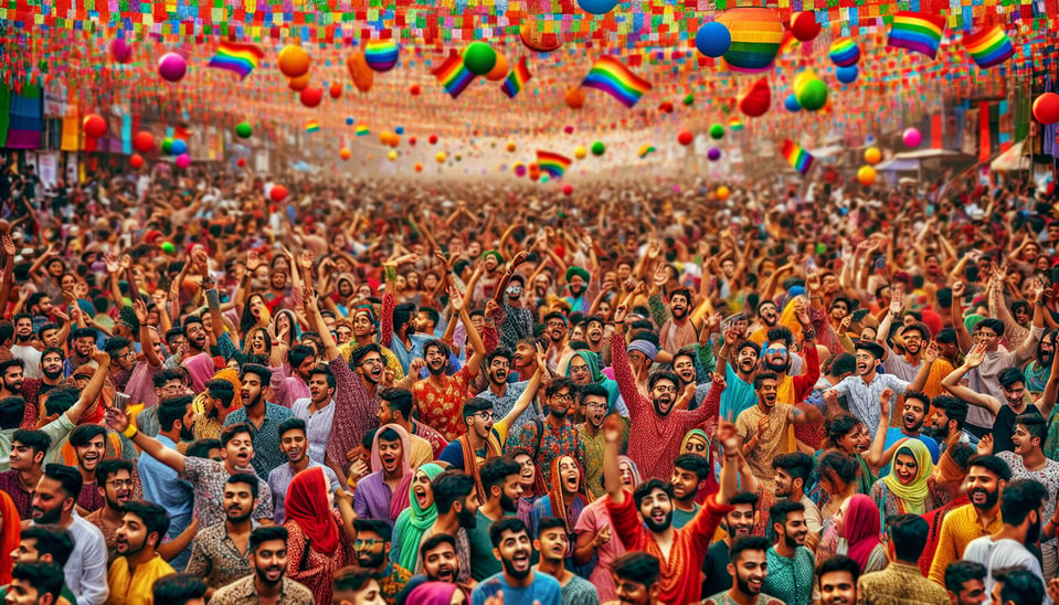 RAINBOW UTSAV 2K24photo text effect image