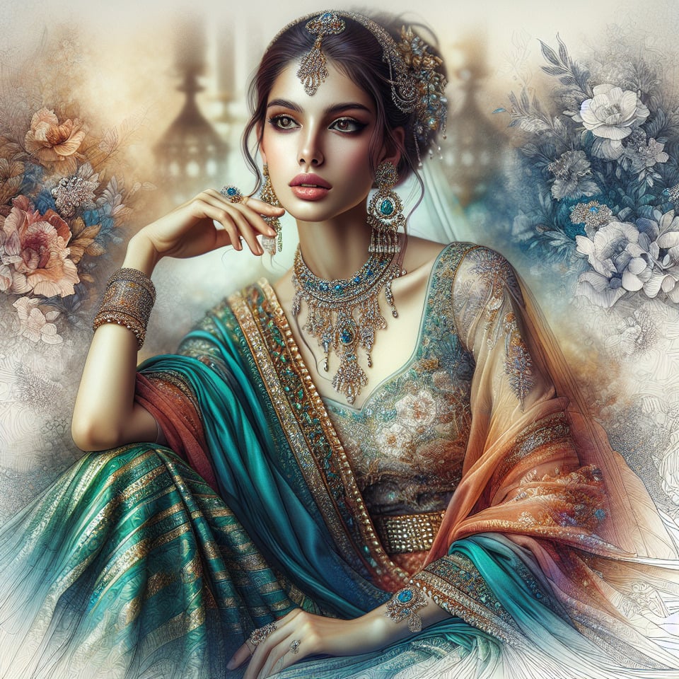 A stunningly beautiful lady  text effect image