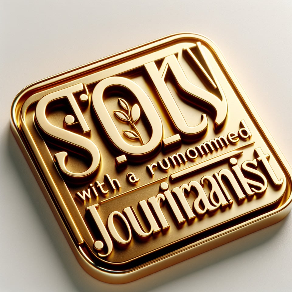 text Story with ABHINAV GOSWAMI gold text effect on white background text effect image