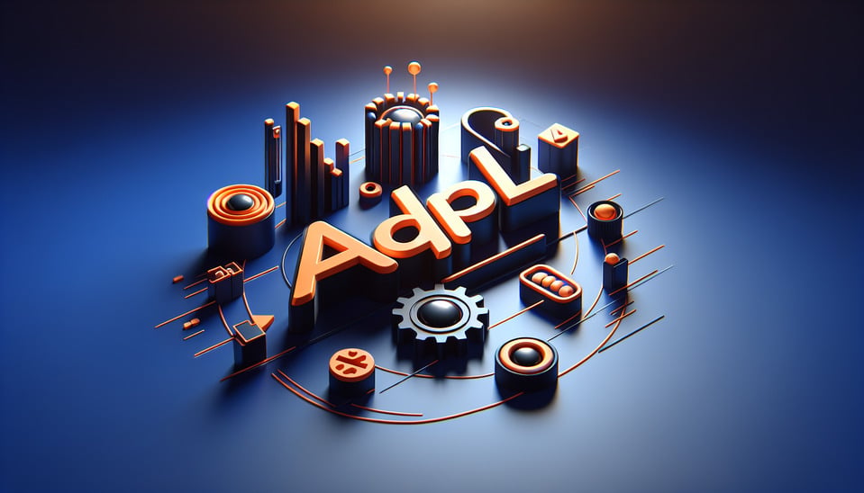 adpal agency marketing logo design 3d font text effect image