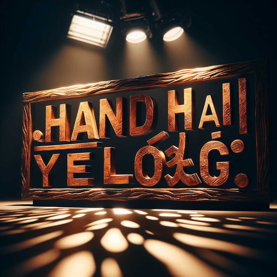 Jhand Hai Ye Log text with copper texture cinematic text effect image