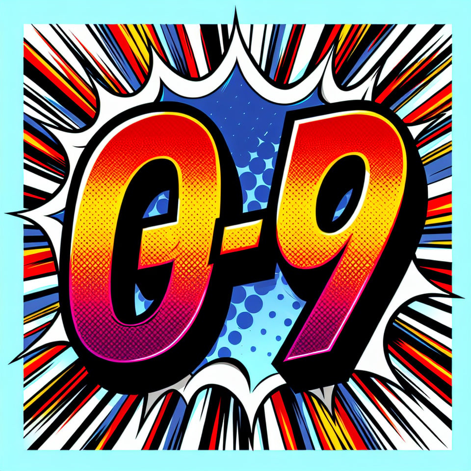 text GD-9 comic style text effect on white background text effect image