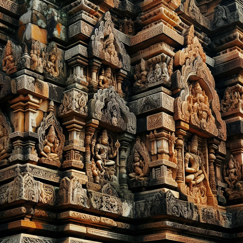 hindu temple texxture text effect image
