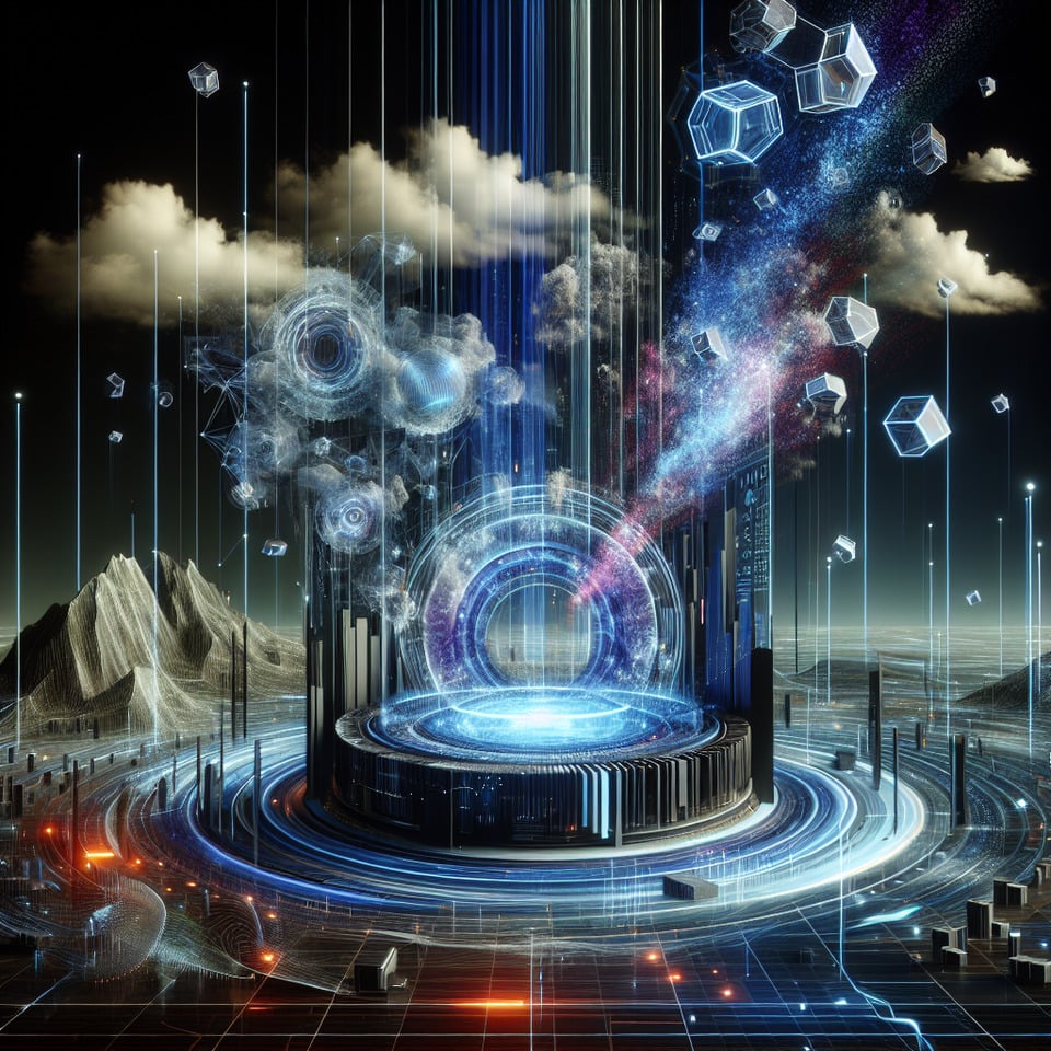 Generative AI and Disruptive Technologies text effect image