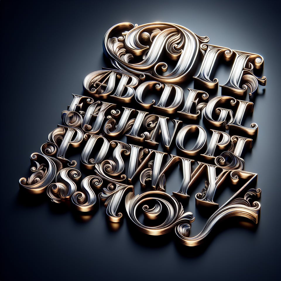 DELUXE FONT text effect image