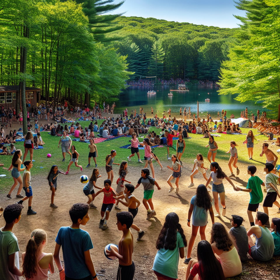 summer camp text effect image