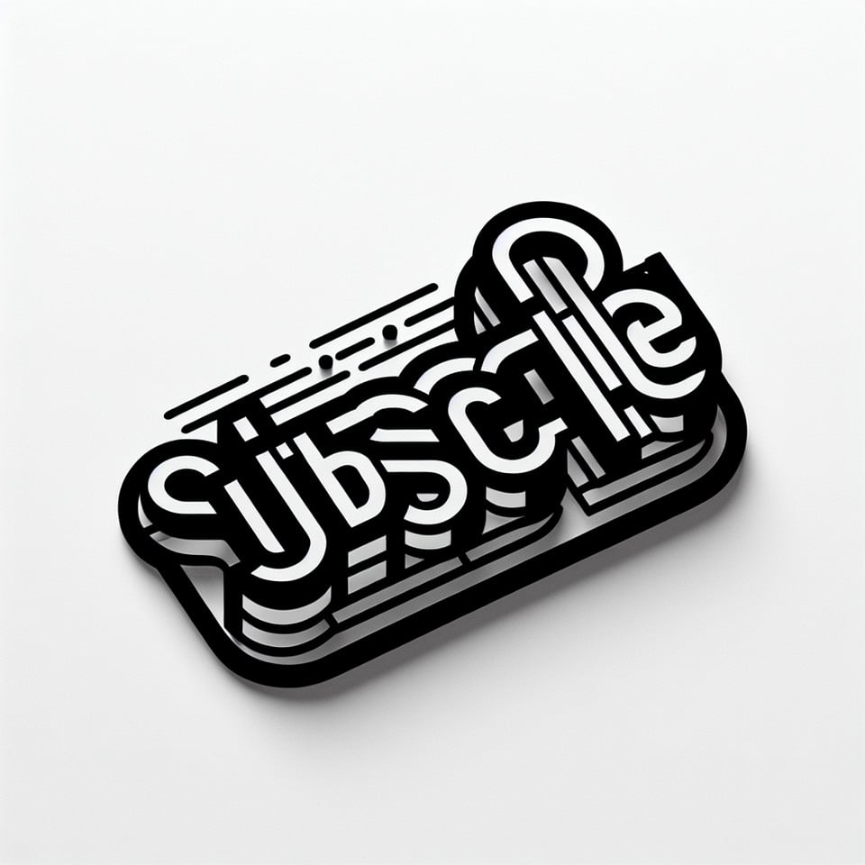 text 10 Subscribe text effect on white background text effect image