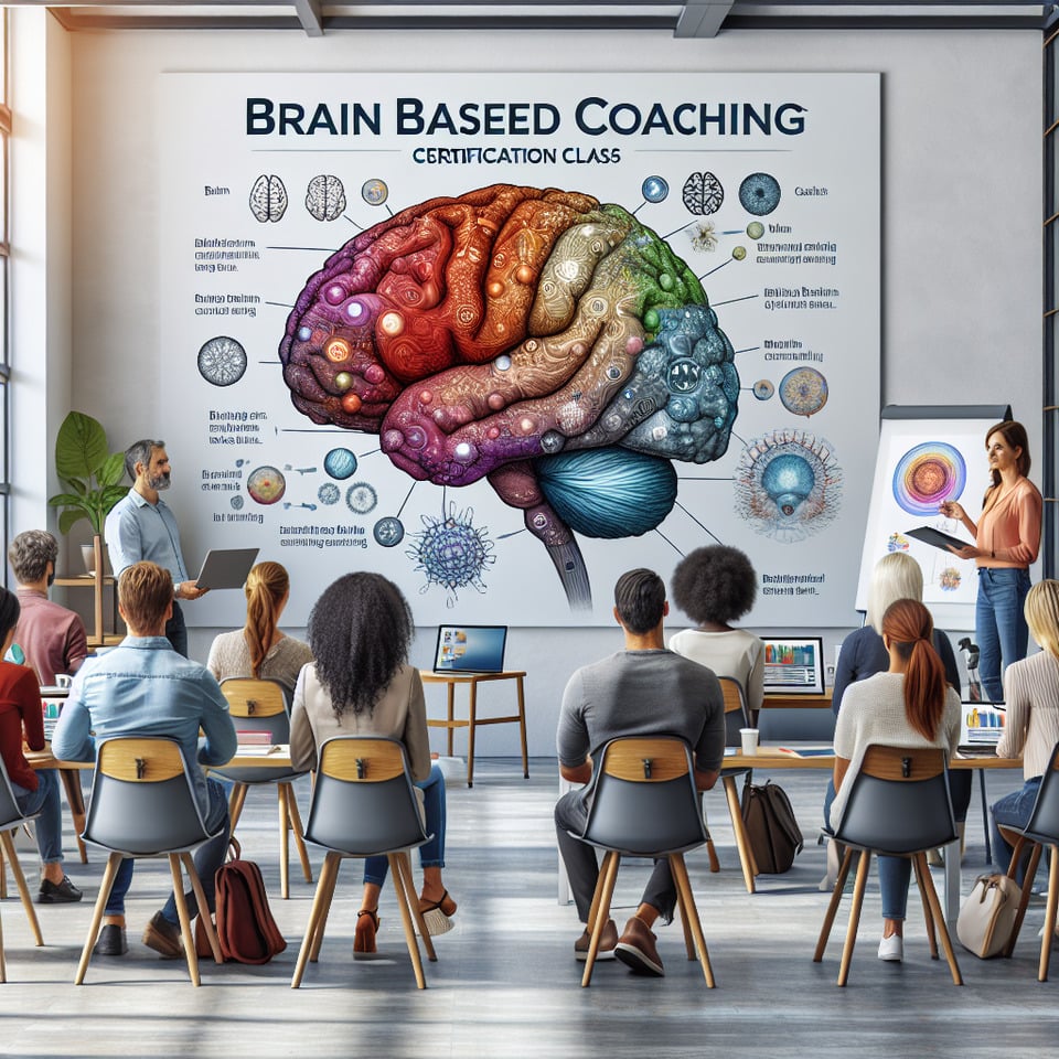 text brain based coaching certification class for simple text effect image