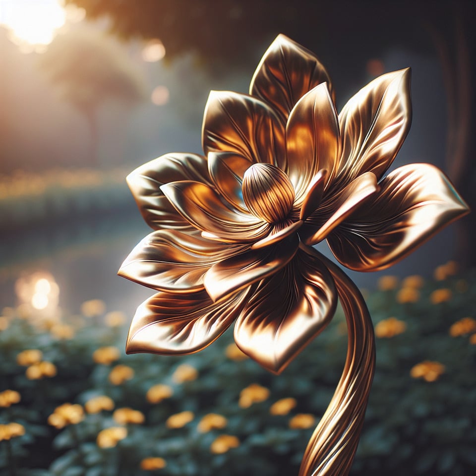8/3 gold flower text effect image