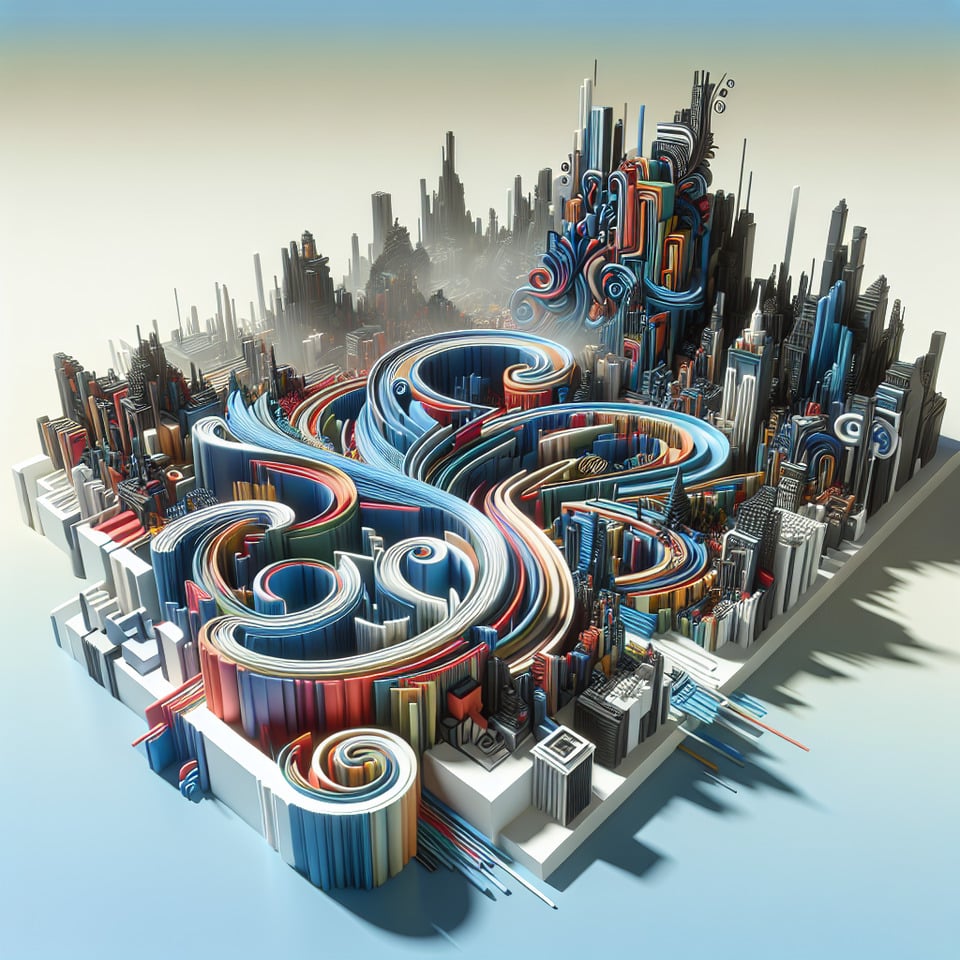 KaozeHub 3d renderillustrationtypographygraffiticonceptual art text effect image
