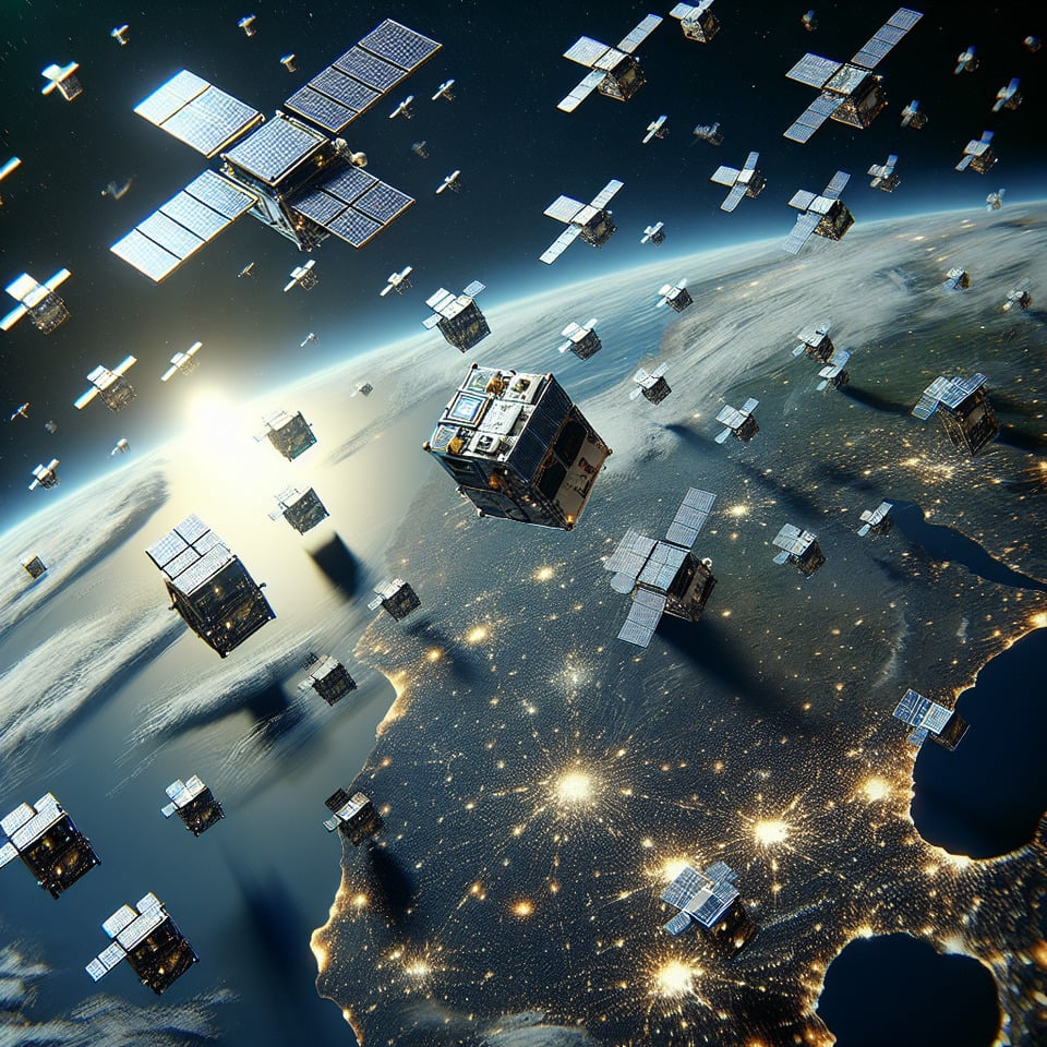 Through its Starlink project and dedicated rideshare missionsSpaceX has played a crucial role in the emergence of CubeSats and the tiny satellite revolution. The company's continuing innovation in tiny satellite technology is expected to have a significant influence on the satellite business in the coming years.,As a result of its low priceadaptabilityand capability of being launched as secondary payloadsCubeSats have emerged as an indispensable instrument in the field of space exploration. The satellite business has been further transformed by the introduction of CubeSat constellationswhich provide new capabilities such as worldwide coverage and high-resolution imaging. As the technology behind CubeSats continues to advancewe may anticipate seeing even more of these incredible small wonders in orbit. These CubeSats will carry out a diverse array of missionswhich will in turn provide brand new avenues for scientific inquiry and exploration. text effect image
