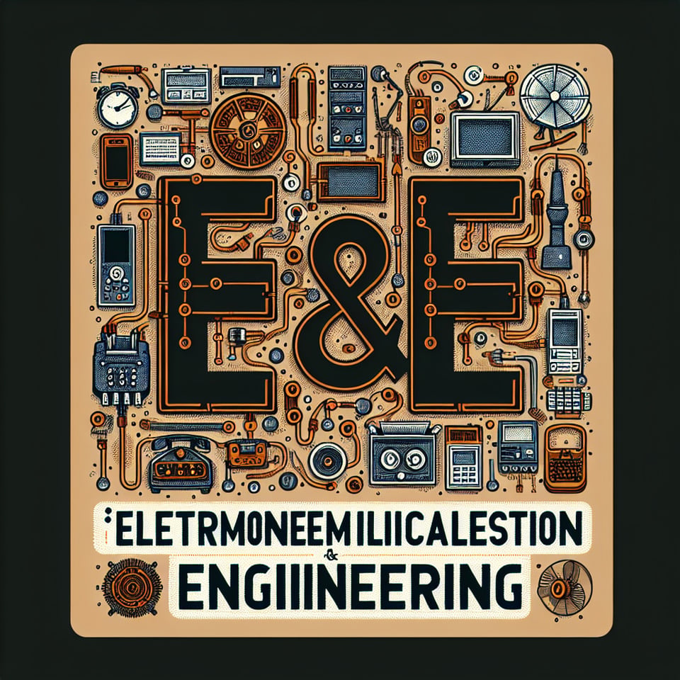 write ELECTRONICS AND TELECOMMUNICATION ENGINEERING  in a unique way text effect image