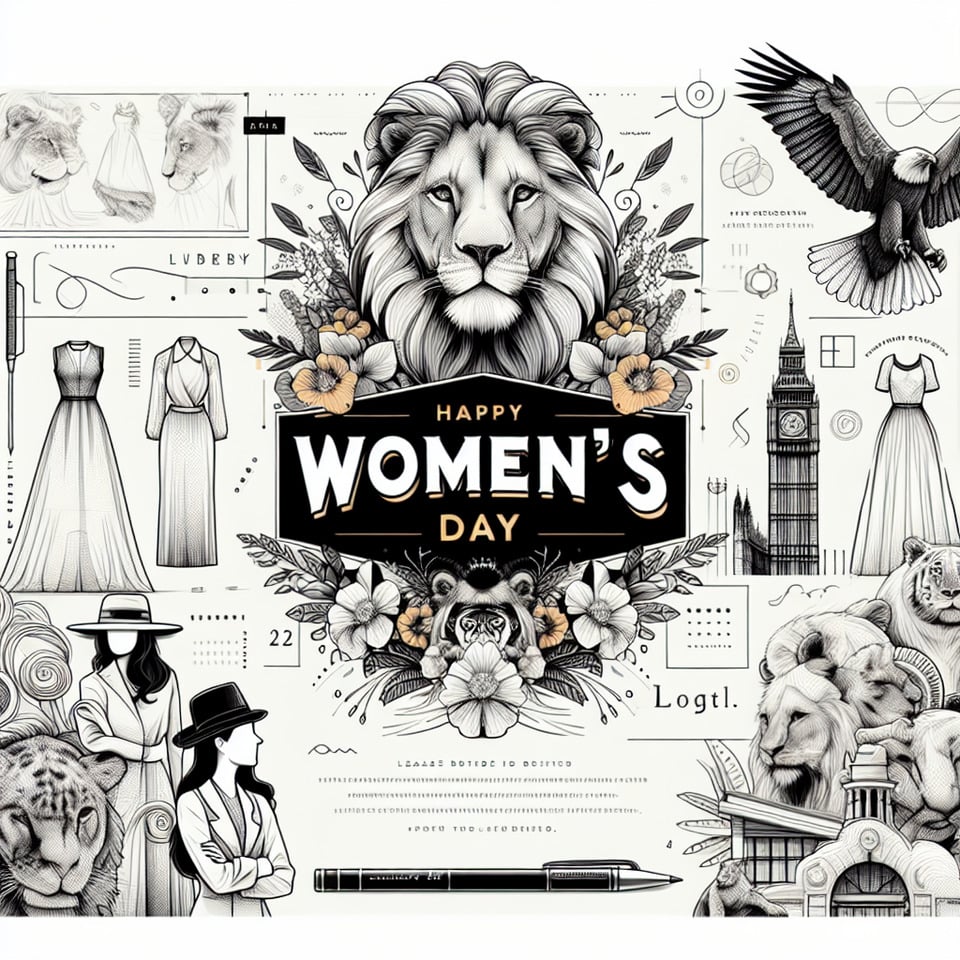 HAPPY WOMENS DAYtypographyillustrationphotoposterpaintingwildlife photographyfashionarchitectureconceptual artanime text effect image