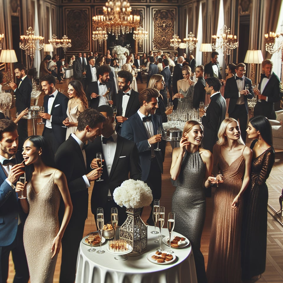 Reception Party text effect image