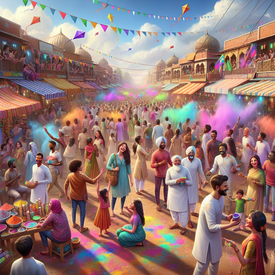 HOLI HAAT -2024 text effect image