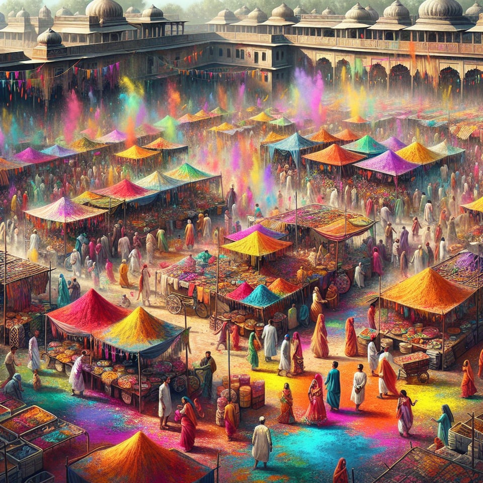 HOLI HAAT -2024 text effect image