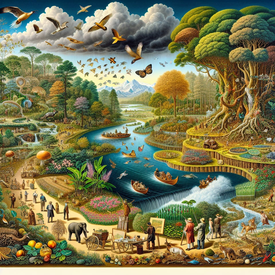 ecosystem services text effect image