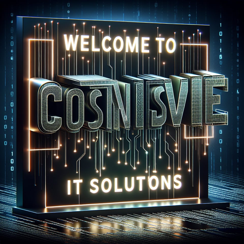 Welcome to Cognisive IT Solutions3d render text effect image