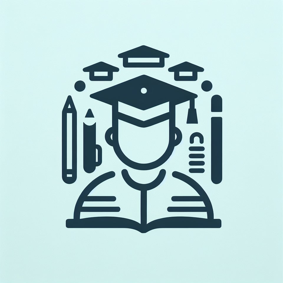 simple logo student text effect image