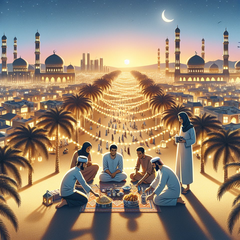 ramadan text effect image