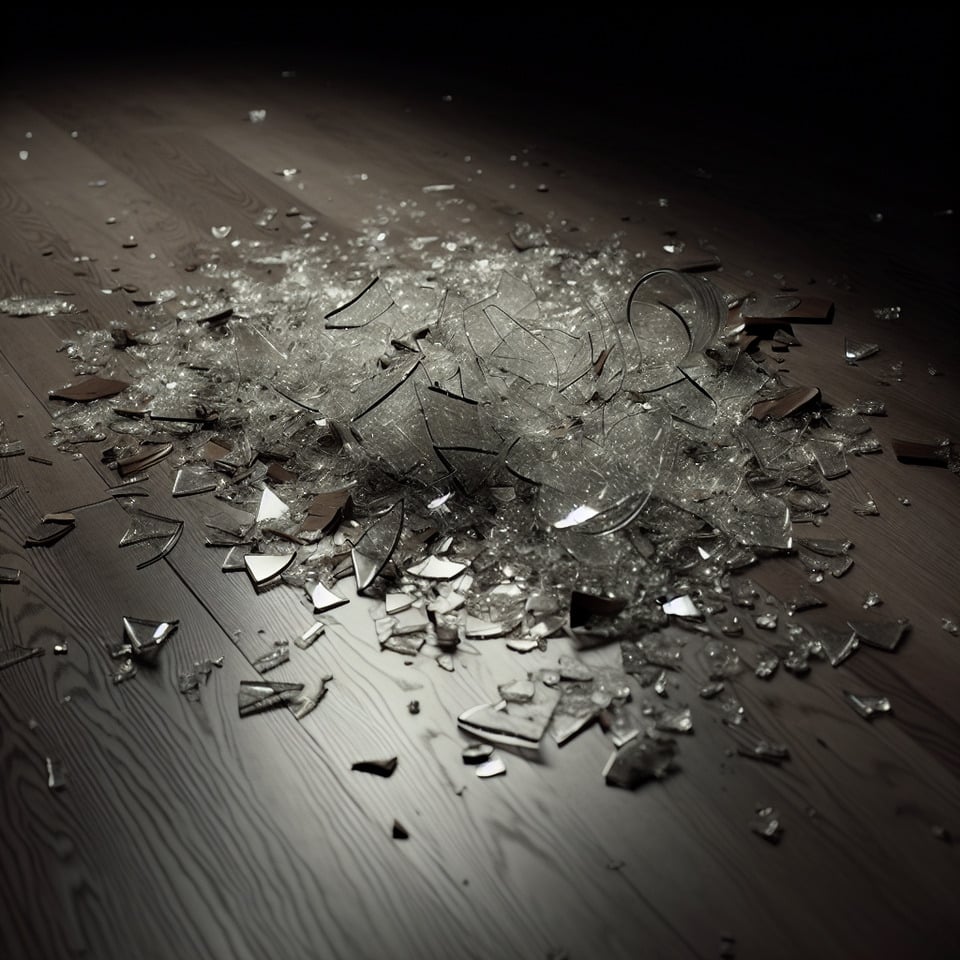 BROKEN text effect image