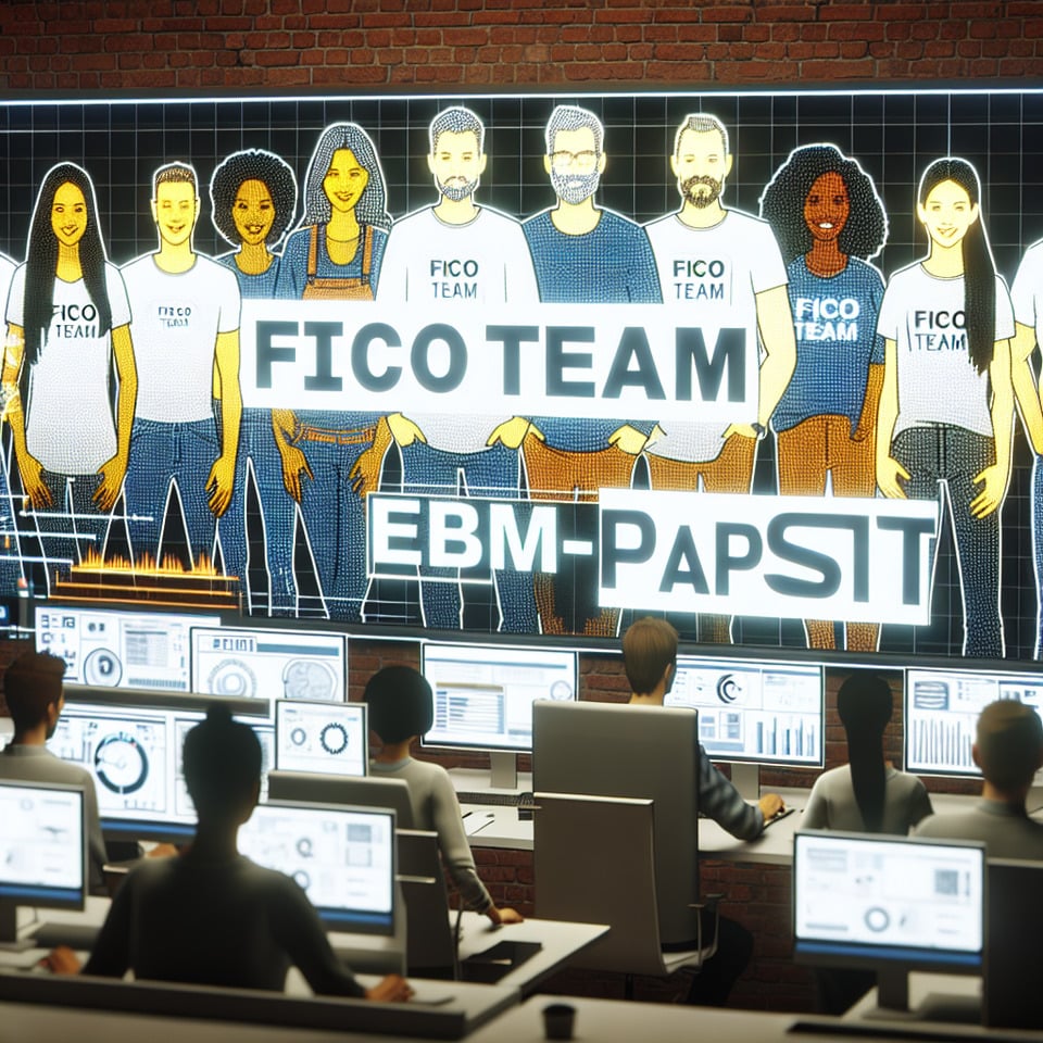FICO Teamebm-papst IT India  text effect image