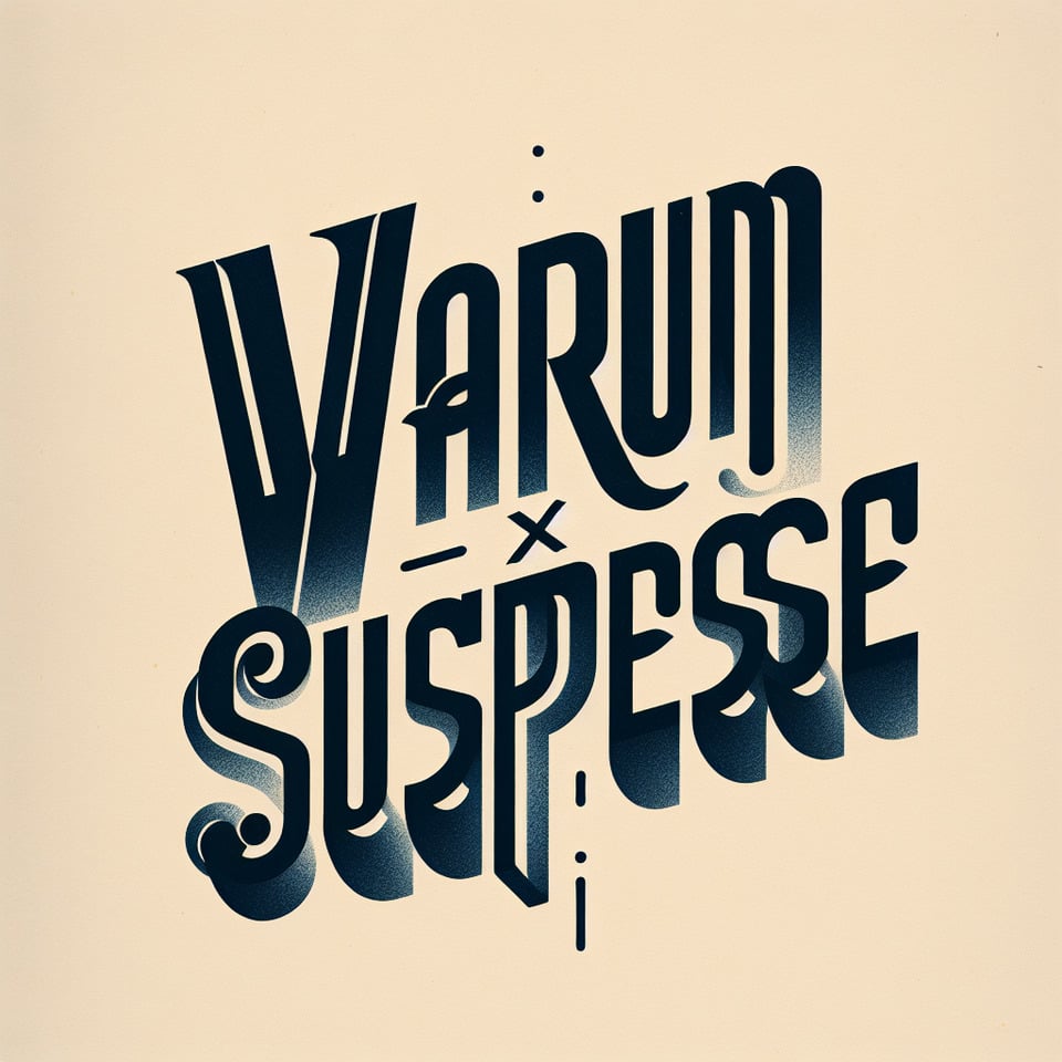 Varun_X_Suspence (only Text)typography text effect image