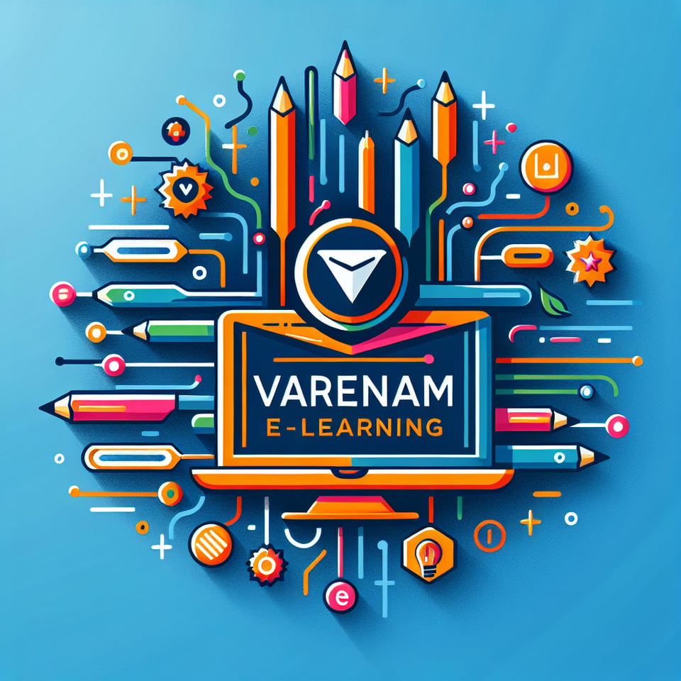 Want to create a logo named Varenyam e-Learning text effect image