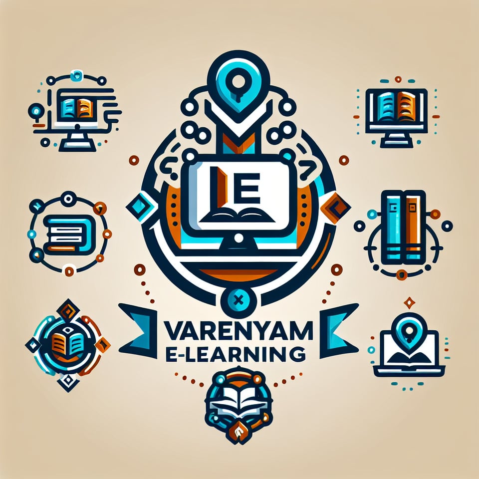 Want to create a logo named Varenyam e-Learning text effect image