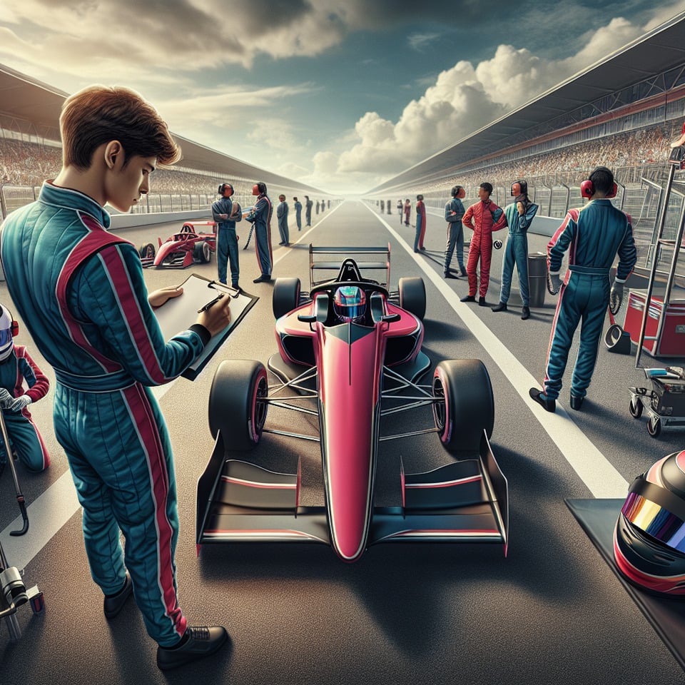 Formula Car Training Programme text effect image